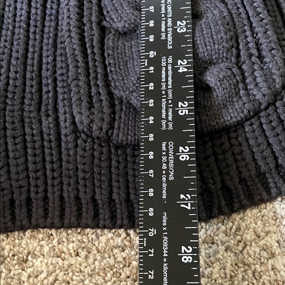 Land’s End Black Toggle Knit Cardigan. Size L. (14/16). - Picture 13 of 14